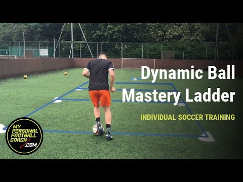 Soccer Ball Mastery Drills - Ultimate Ball Mastery Ladder used by the pros
