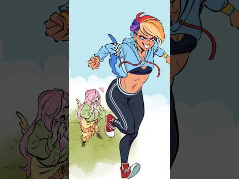 🌈 Rainbow Dash & Fluttershy 🎀 | I got your back! #mlp #animationmeme #art