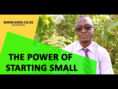 The Power of Starting Small | Be Patient to Start Small Think Big | All BIG THINGS Must START SMALL