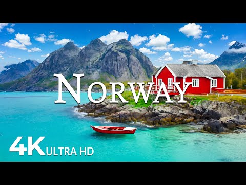 FLYING OVER NORWAY (4K UHD) – Soothing Music Along With Beautiful Nature Video - 4K Video ULTRA HD