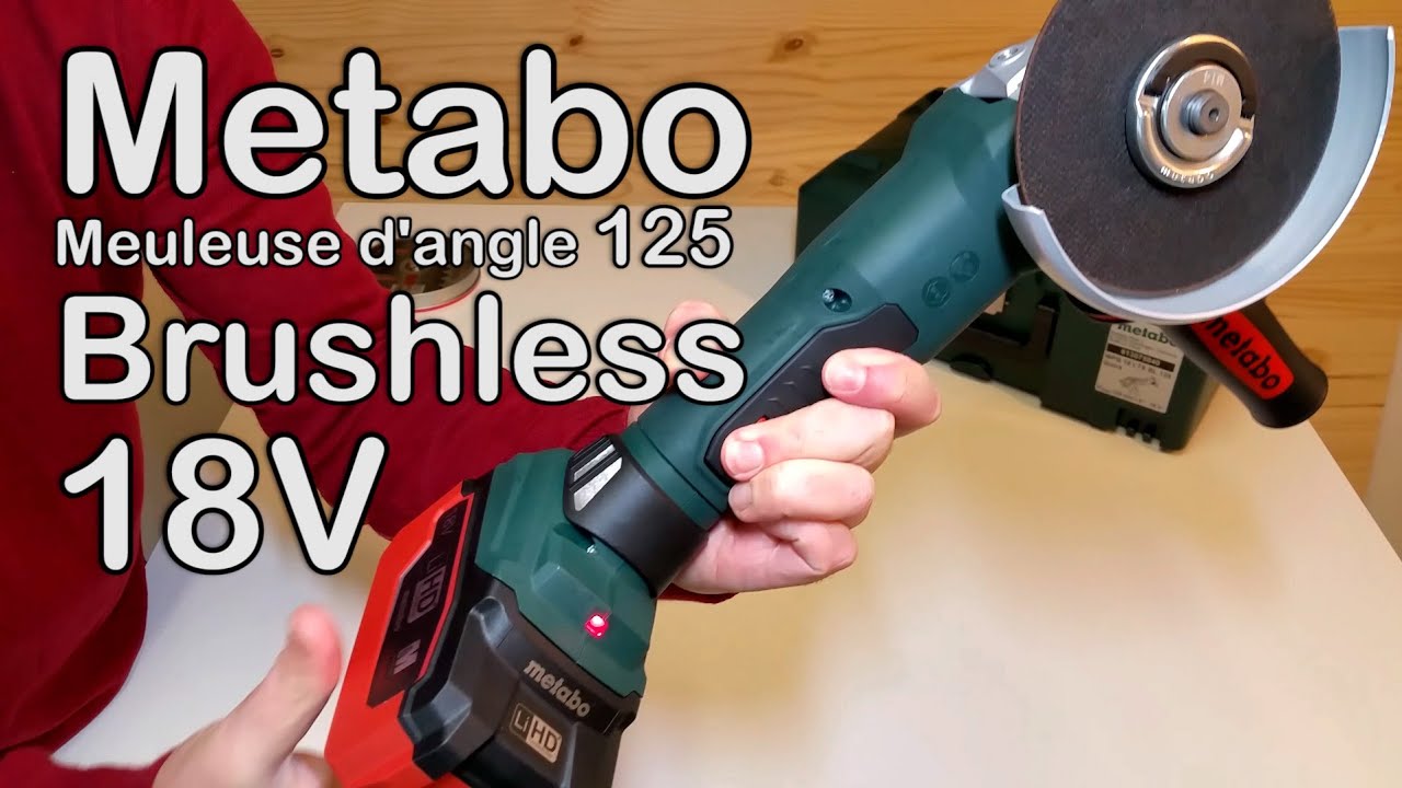Углошлифовальная машина (болгарка) Metabo WB 18 LTX BL 125 Quick (613077850)   без акк. и зу