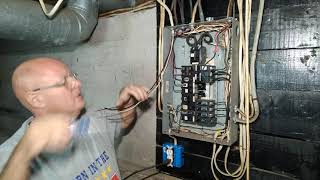 how to wire a 220/240 volt water heater in to a panel