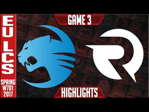 Roccat vs Origen Game 3 Highlights - EU LCS W7D1 Spring 2017 - ROC vs OG G3