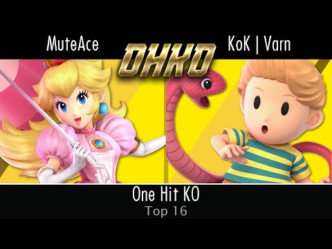MuteAce (Peach) vs KoK | Varn (Lucas) - Top 16 - OHKO Smash Festival