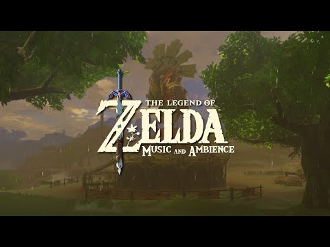Relaxing Rainy Day with Peaceful Zelda Ambience for Study, Sleep, Game