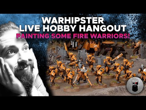 Live: Painting Some Fire Warriors!