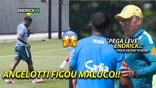OLHA O QUE O ENDRICK FEZ NO TREINO DA SELEÇÃO BRASILEIRA HOJE! SUPREENDEU O ANCELOTTI 😱🔥
