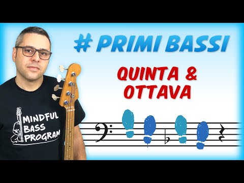 Bass Lessons - 08 - Building a bassline with fifth and octave