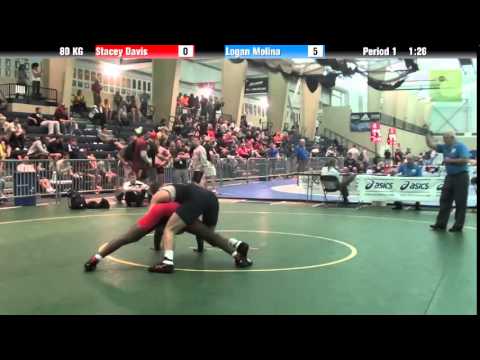 80 KG Stacey Davis vs  Logan Molina
