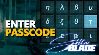Enter Passcode Stellar Blade