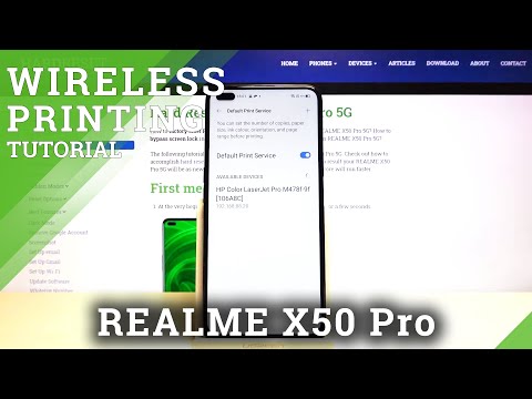 How to Locate Printing Options in Realme X50 Pro – Connect to Printer