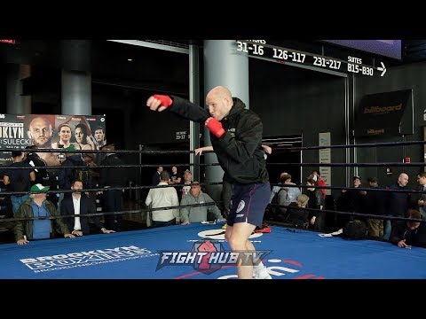 MACIEJ SULECKI'S FULL WORKOUT - 3 DAYS AWAY FROM DANIEL JACOBS FIGHT - JACOBS VS SULECKI