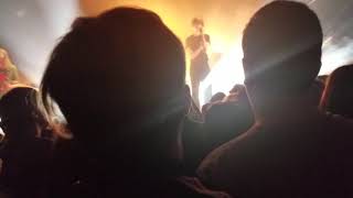 Car Seat Headrest performing Bodys live with a crappy view