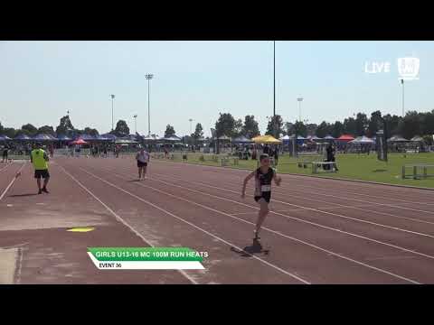 Girls U13 - U16 Multi-Class 100m - 2019 State Track and Field Championships // LAVicTV