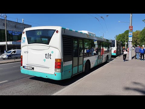 Amazing Scania OmniCity TLT 1479 ZF Ecomat, line 21 Landi-Vabaduse väljak in Tallinn