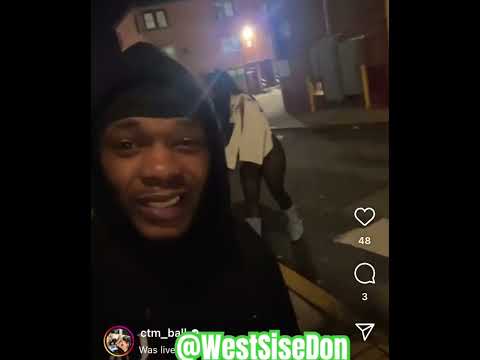 Baltimore rapper ctm ball came home waiting for young moose to spin his block 👀 #BlackMen #GrowUp