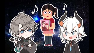 【手描き切り抜き】キモオタと姫【甲斐田晴/レヴィ・エリファ/にじさんじ】