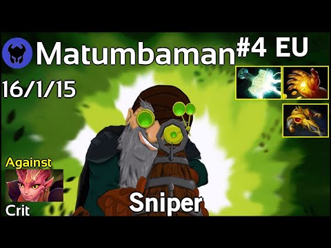 Matumbaman [CHAOS] plays Sniper!!! Dota 2 7.22