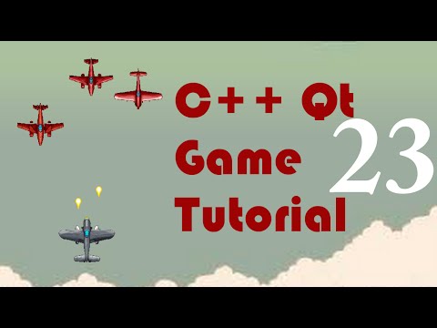 C++ Qt Game Tutorial 23 - Implementing the Button Class (Part 1)