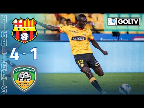 Resumen | Barcelona 4 - Cumbayá 1 | LigaPro 2023 - Fecha # 5