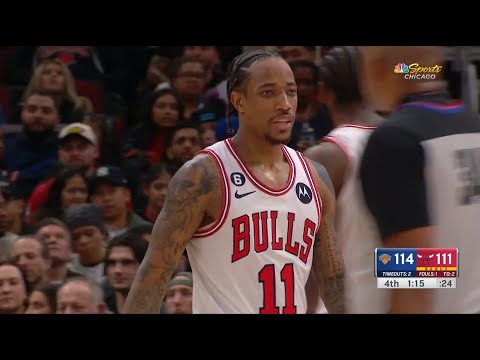 WILD GAME! Chicago Bulls vs New York Knicks Final Minutes ! 2022-23 NBA Season