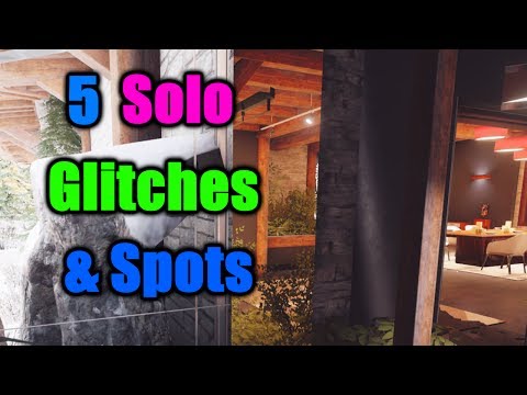 Rainbow Six Siege | 5 Solo Chalet Glitches & Spots