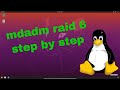 Ubuntu 20.04 mdadm raid6 step by step