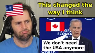 American Reacts to Mark Carney's Davos Speech (The End of US Dominance)