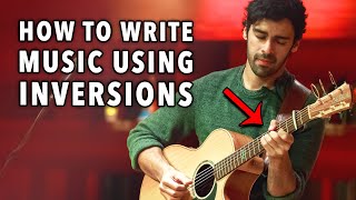 NEW Guitar Lesson - How to write a song using chord inversions