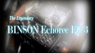 Video thumbnail for BINSON Echorec EC-3 - Magnetic drum analog echo - 70's - Italy by Xavi Roman