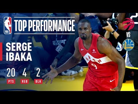 Serge Serge Ibaka Goes For 20 Points Off The Bench In Game 4 | 2019 NBA Finals