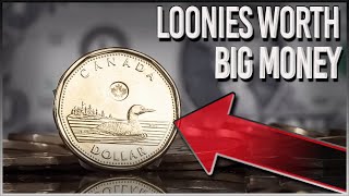 LOONIES WORTH BIG MONEY - RARE CANADIAN DOLLAR COINS IN YOUR POCKET CHANGE!!