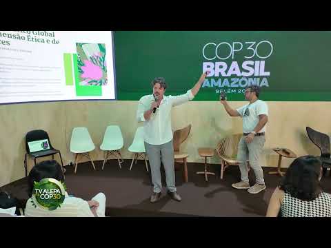 Painel estande Alepa - Projeto Santa Catarina na COP30 (UNALE e ALESC   13.11.2025)