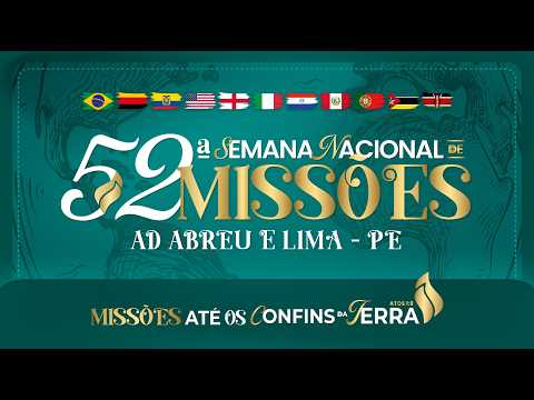 52ª Semana de Missões - Templo Central - Ieadalpe - Ao Vivo - 08/09/2026