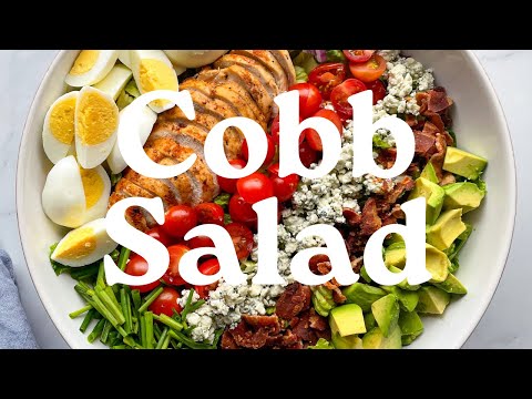 How to Make Classic Cobb Salad with Chicken | Easy & Quick Recipe + Simple Dressing!