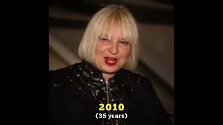 Sia Then and Now #thenandnow #uk #usa #sia #song #film #actress #singer #movie #evolution