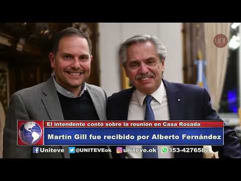 Martín Gill se reunió con Alberto Fernández