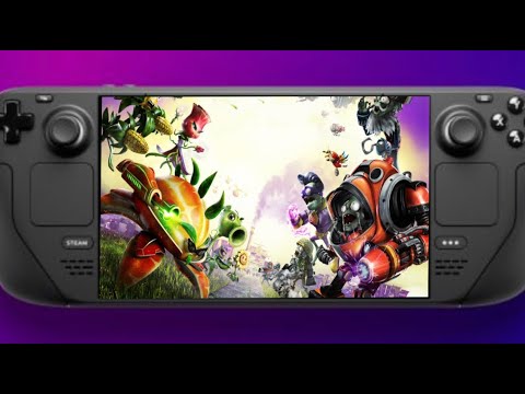 Plants vs Zombies GW2 Garden Warfare 2 - Steam Deck handheld gameplay 