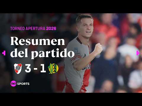 TRIUNFO MILLONARIO ante el TIBURÓN en el MONUMENTAL | #River 3-1 #Aldosivi | Resumen