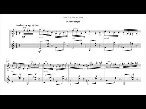 Roberto Di Marino - Suite III for Flute and Guitar - (4-4) Humoresque