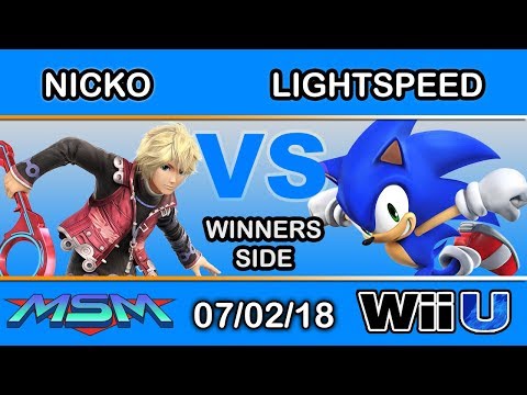 MSM 153 - FAD | Nicko (Shulk) Vs Lightspeed (Sonic) Winners R3 - Smash 4