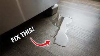 How To Fix A Leaking Refrigerator QUICK! Water Leaking From Freezer - SOLVED DIY!