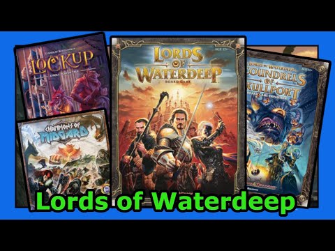 Lords of Waterdeep Review (vs. Lockup, vs. Champions of Midgard, Scoundrels of Skullport Expansion)