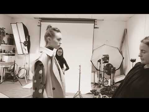 Backstage from SS19 lookbook by Yana Besfamilnaya