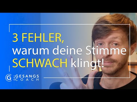 3 Fehler, die deine Stimme DÜNN und SCHWACH klingen lassen
