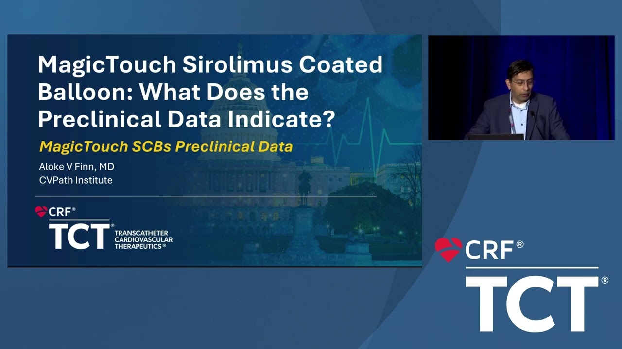 Sirolimus Coated Balloon for CAD & PAD | MagicTouch Phenomenon at TCT 2024