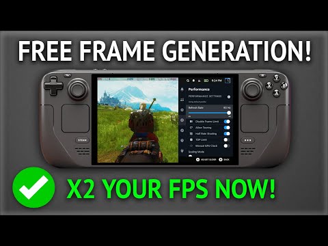 FREE Steam Deck Frame Generation