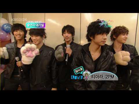 =FHD= 100101 T-ara & 2PM Backstage Interview @ MB