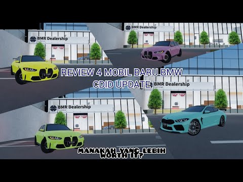 REVIEW SEMUA MOBIL BARU BMW || APAKAH WORHT IT? || Roblox Car Driving Indonesia