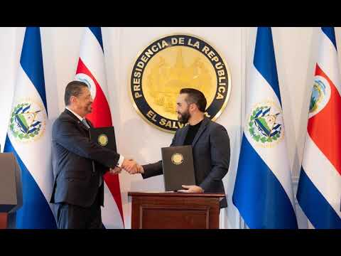 Bukele y Chaves firman histórico acuerdo "Escudo de las Américas" contra el crimen // Noticias.lat